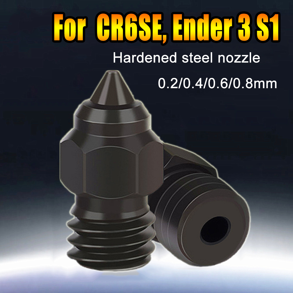Creality Printer Ender 3 - CR-6 SE Ender-3 S1/プロノズル硬化鋼ノズル 3D プリンタアクセサリー