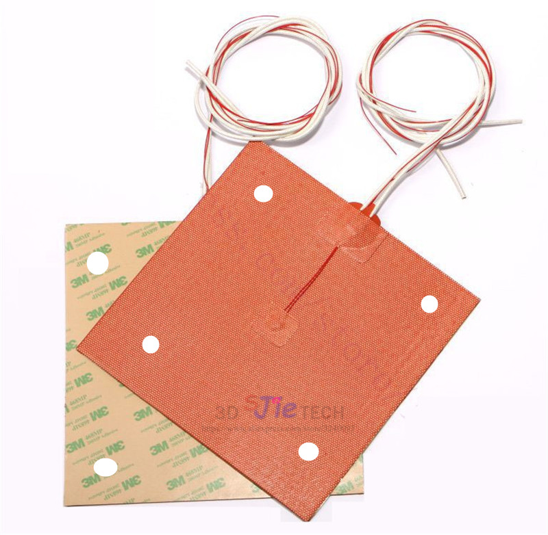 Creality Printer Ender 3 - Ender-3s柔軟な235 × 235ミリメートルシリコーンヒーター24v/110v/220v 500ワット加熱されたベッドのための構築creality Ender-3 3Dプリンタ