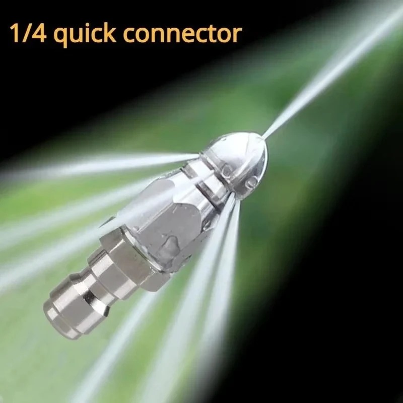 Drain Pipe Clip - 1/4インチ メスNPT下水道ジェットノズル、排水管洗浄用高圧洗浄機ドレンジェットノズル、ほとんどの高圧洗浄機ホースに適合
