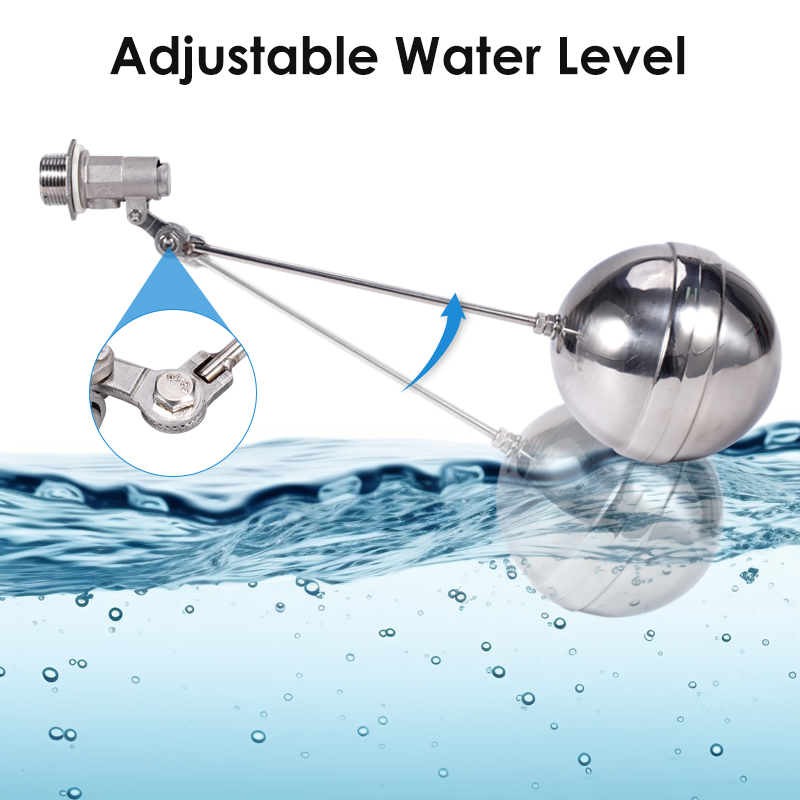 DN15/20/25 調整可能なフロートボールバルブステンレ - Float Ball Valve のレビューと価格