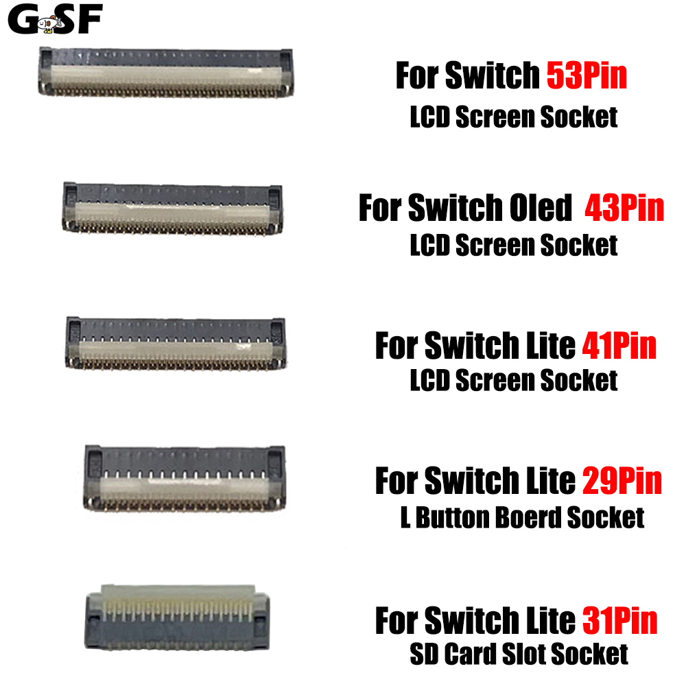 5 個の新しい LCD スクリーン FPC リボンケーブルソ - Push Fit Connector のレビューと価格