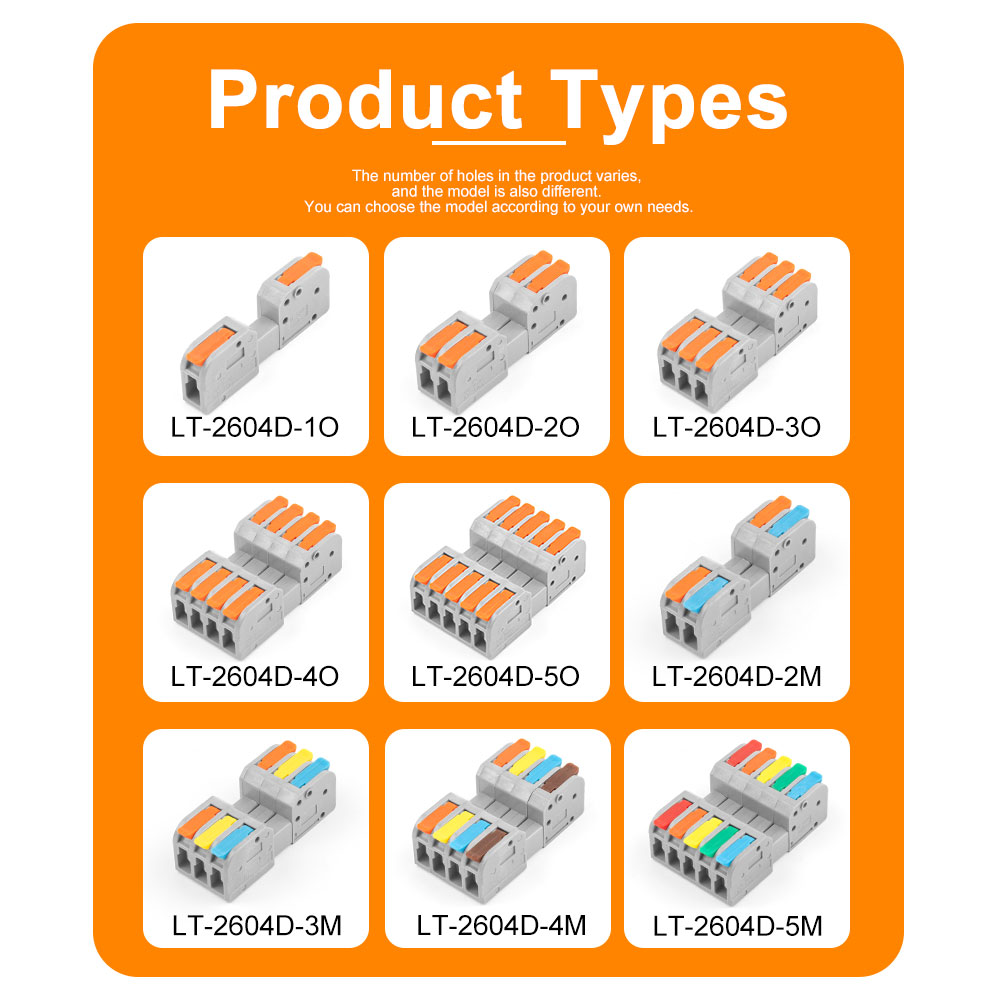 5 個 DF-2604D ミニドッキングクイックワイヤーコネ - Push Fit Connector のレビューと価格