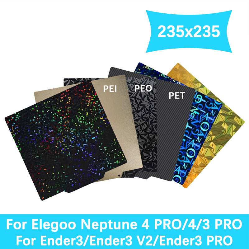 235x235mm PEI PEO PET PEY スプリン - Creality Printer K1 のレビューと価格