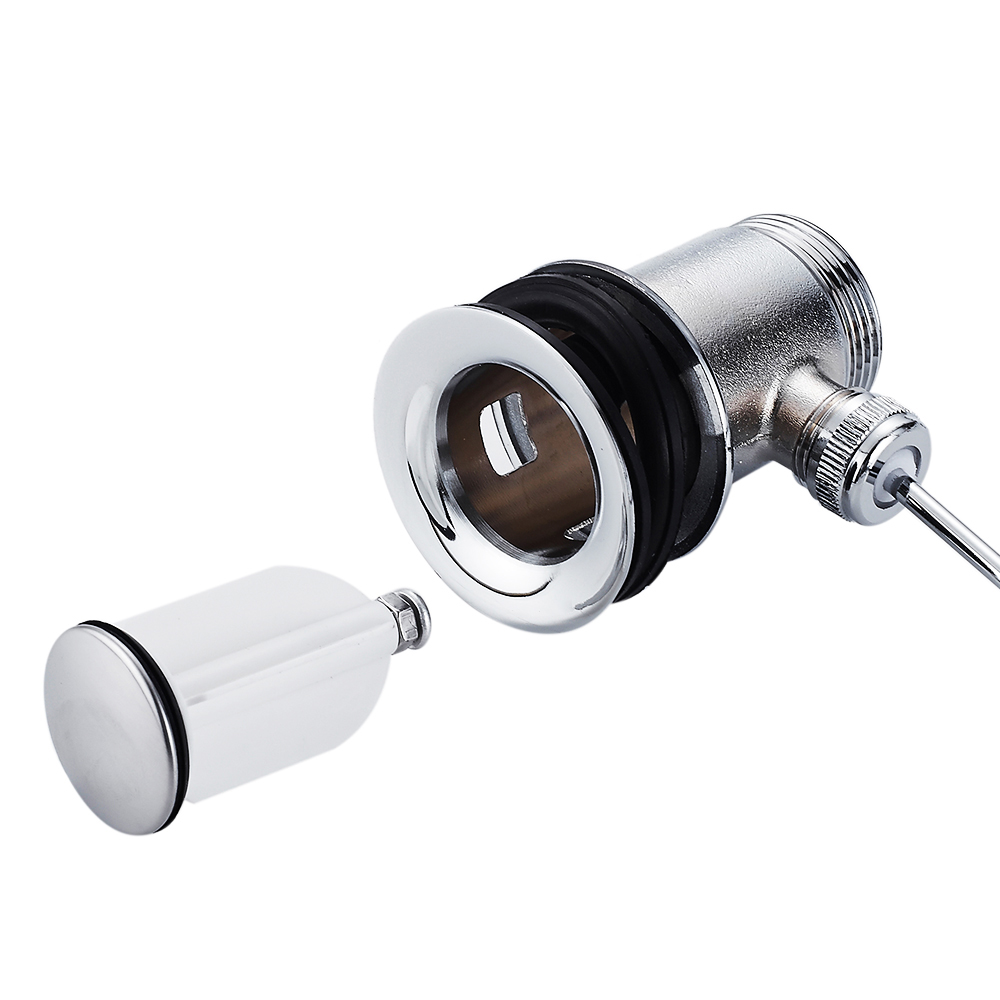シンク用ポップアップドレンレバー、洗面台排水ストッパー、ドレ - Drain Pipe Clip のレビューと価格
