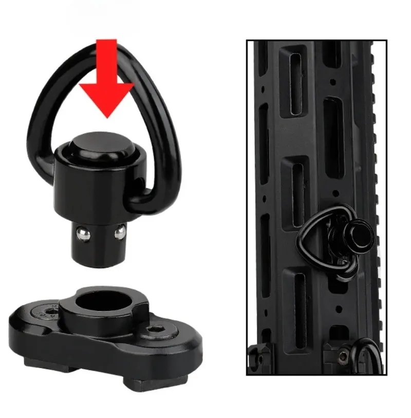 プッシュボタン式クイックリリースQDストラップコネクター、M - Push Fit Connector のレビューと価格