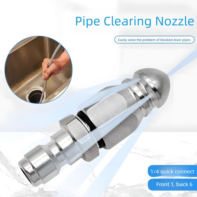 ウォータージェット高圧スプレーノズル下水道清掃用1/4インチ - Drain Pipe Clip のレビューと価格