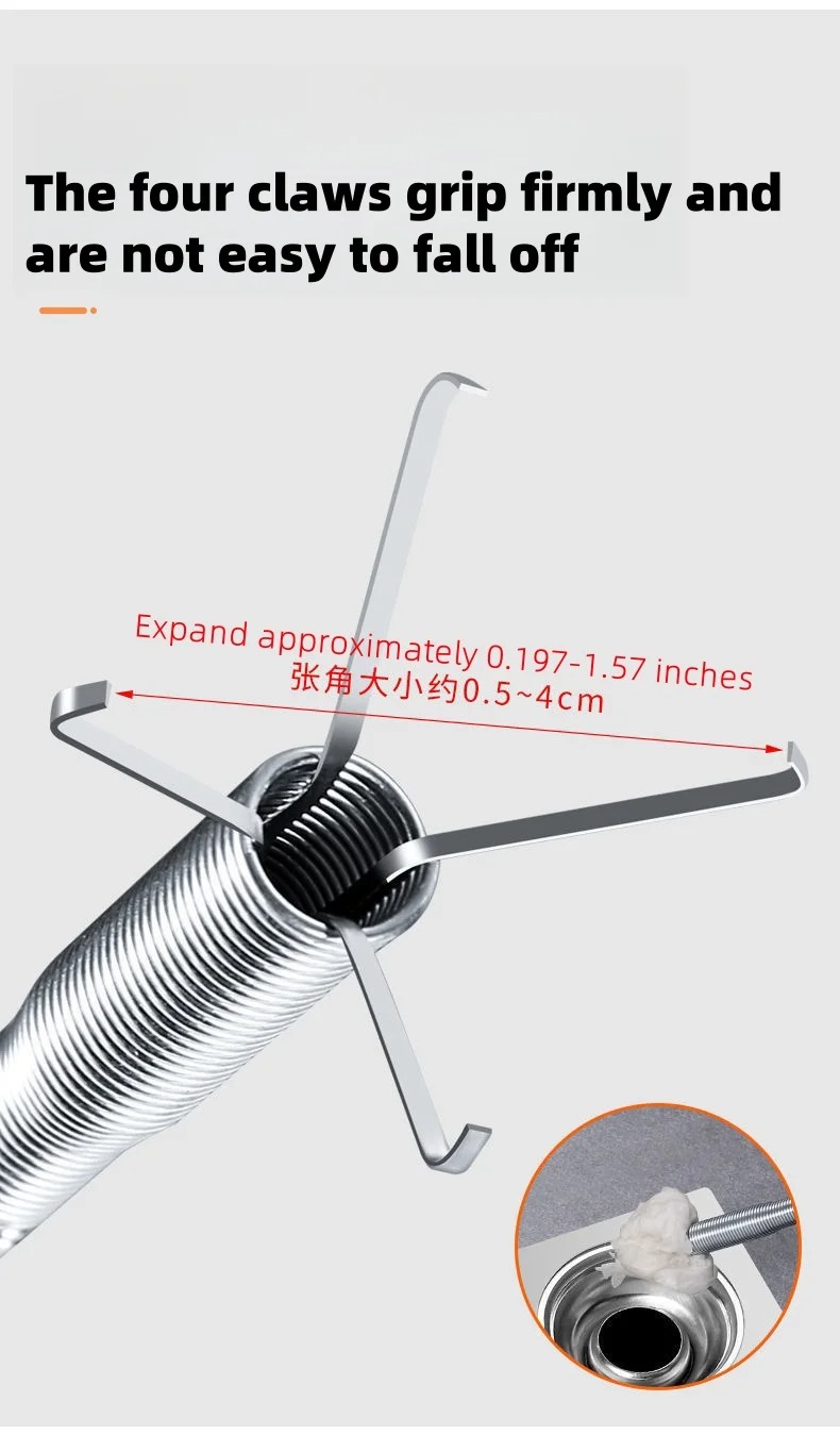 フレキシブルスプリングスネーク排水管クリーナーツール、キッチ - Drain Snake Flexible のレビューと価格